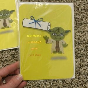 🆕PAPERSONG ‘Star Wars’ Graduation Card